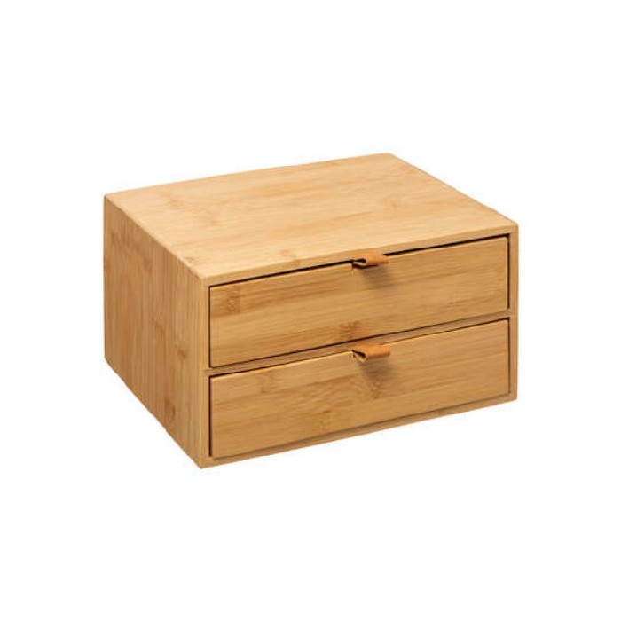 kitchenware/miscellaneous-kitchenware/five-simply-smart-2-drawer-bamboo-leather-box