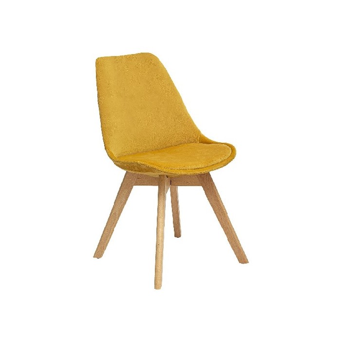 dining/dining-chairs/atmosphera-chair-baya-beech-legs-velvet-mustard-yellow
