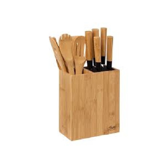 kitchenware/utensils/5five-bamboo-5-knives-and-4-cooking-utensils-block