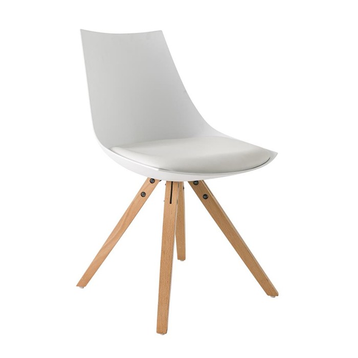 Milano Chair Wooden Legs White Dining Chairs Dining The Atrium