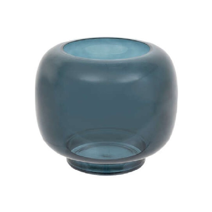 home-decor/candle-holders-lanterns/atmosphera-glass-candle-holder-blue-be-vintage-h20cm