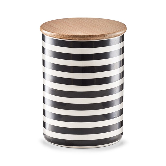 kitchenware/food-storage/storage-jar-with-bamboo-lid-stripes-ceramic