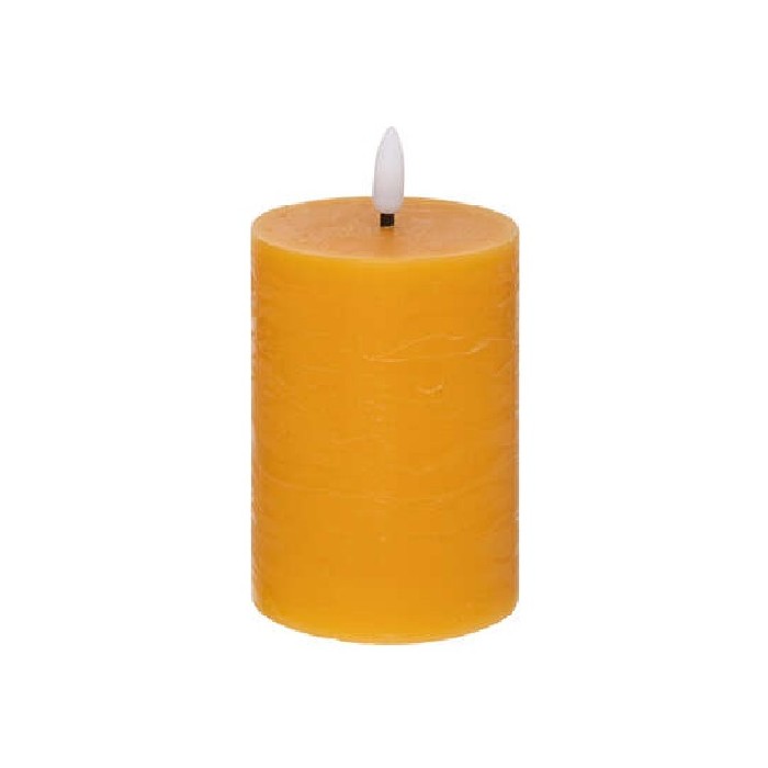 home-decor/candles-home-fragrance/atmosphera-molia-yellow-round-led-candle-7cm-x-13cm