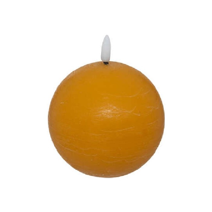 home-decor/candles-home-fragrance/atmosphera-molia-yellow-ball-led-candle-d10cm