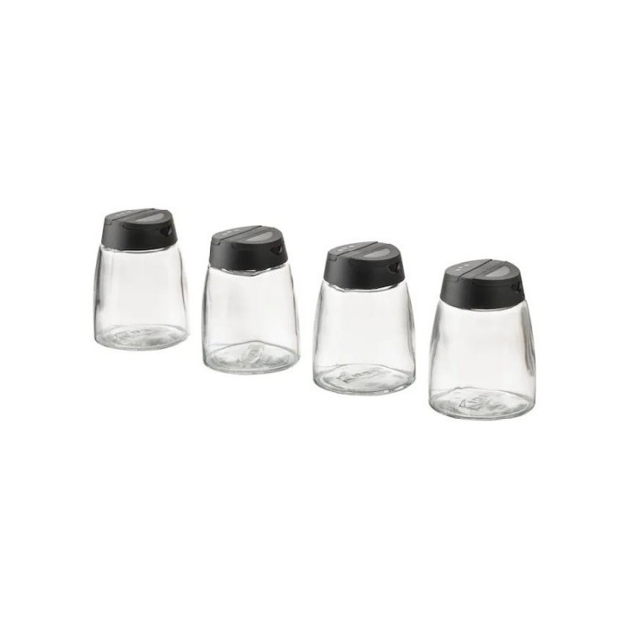 kitchenware/miscellaneous-kitchenware/ikea-365-ihardig-spice-jar-glass-black-15-cl