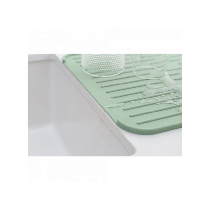 Sinkside Silicone Dish Drying Mat Jade Green Dish Drainers Accessories  Kitchenware - The Atrium