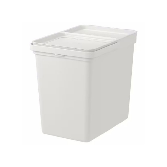 household-goods/bins-liners/ikea-hallbar-bin-with-lid-light-grey-22-l
