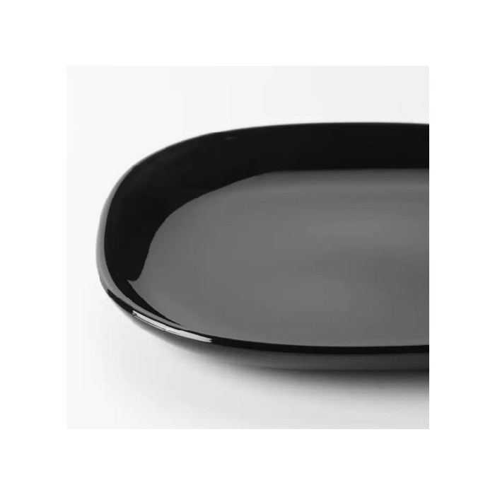 tableware/miscellaneous-tableware/ikea-backig-dessert-plate-black-18x18-cm