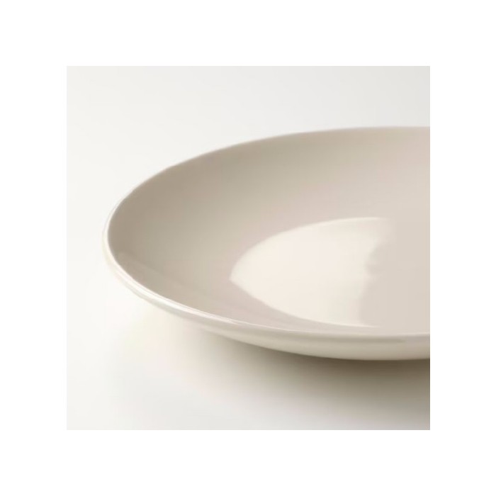 tableware/plates-bowls/ikea-pack-of-4-fargklar-side-plates-glossy-beige-20cm