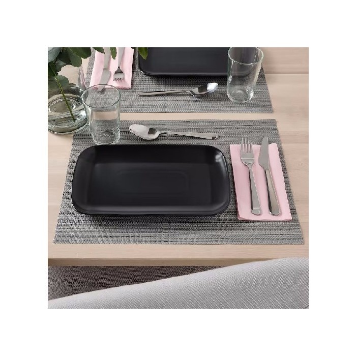 tableware/plates-bowls/ikea-fargklar-flat-matt-dark-gray-30x18cm