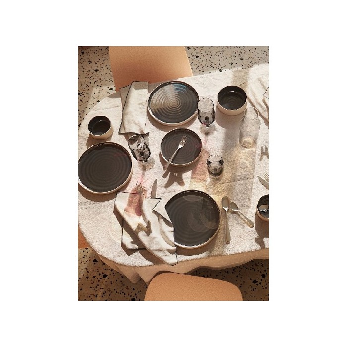 tableware/plates-bowls/ikea-ombonad-flat-dark-gray-26cm-set-of-2