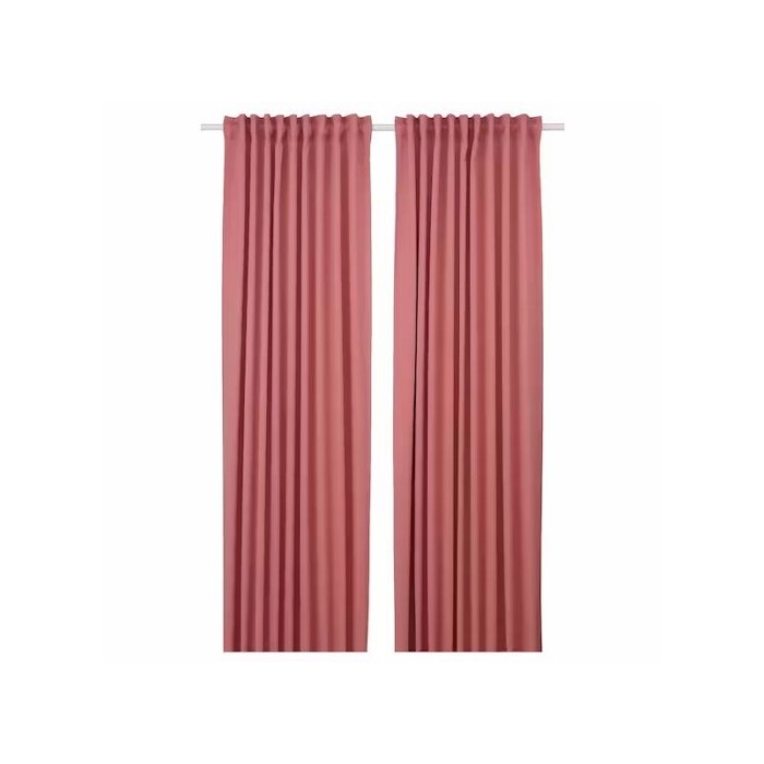 home-decor/curtains/promo-ikea-majgull-2-curtain-scarves-darkened-dark-pink145x300cm