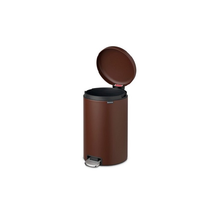 Brabantia Newicon Pedal Bin 20L Mineral Cosy Brown Bins Liners