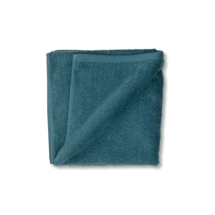 teal colored towels