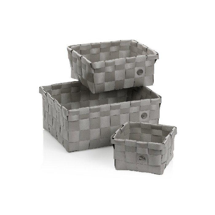 bathrooms/bathroom-storage-shelving/kela-basket-set-neo-silver-grey
