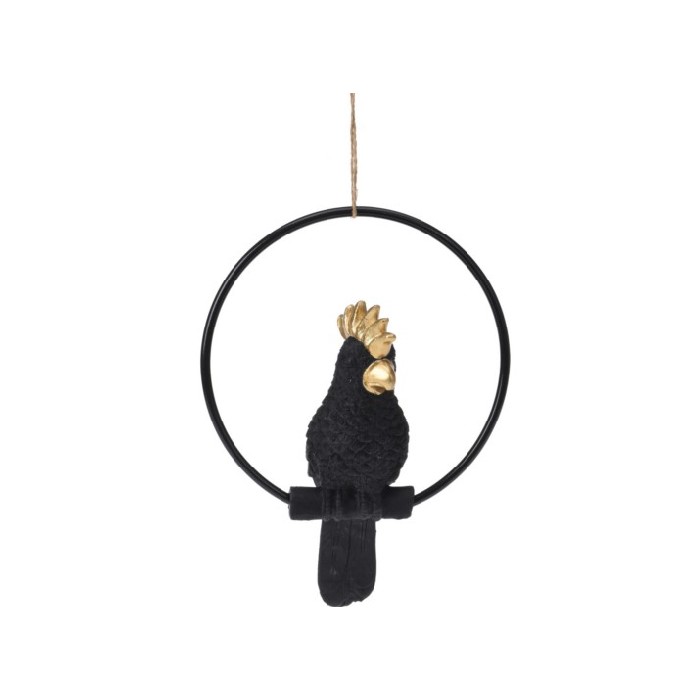 home-decor/decorative-ornaments/parrot-standing-black