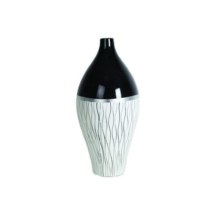 home-decor/vases/black-white-line-vase-43cm