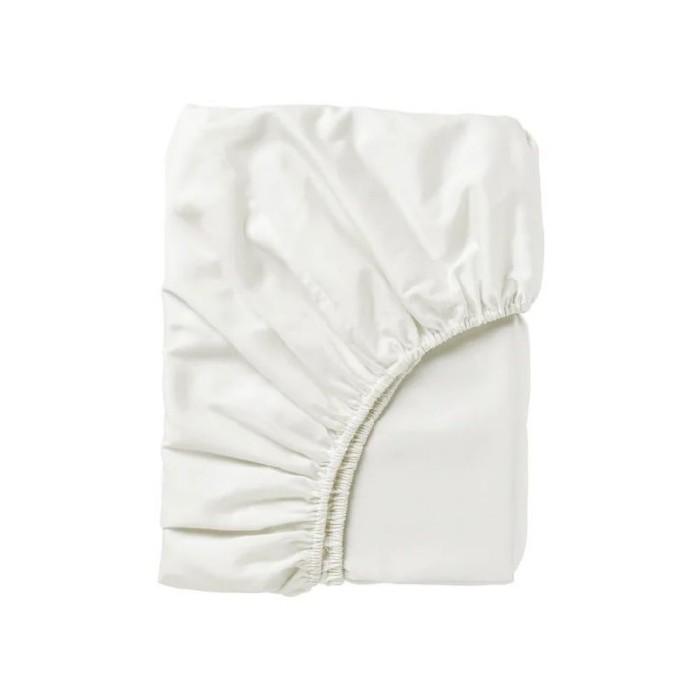 household-goods/bed-linen/ikea-nattjasmin-fitted-sheet-white-140x200-cm