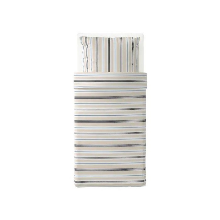 household-goods/bed-linen/promo-ikea-smalstakra-bedding-set-2-pieces-beige-blue-striped-155x220-80x80-cm