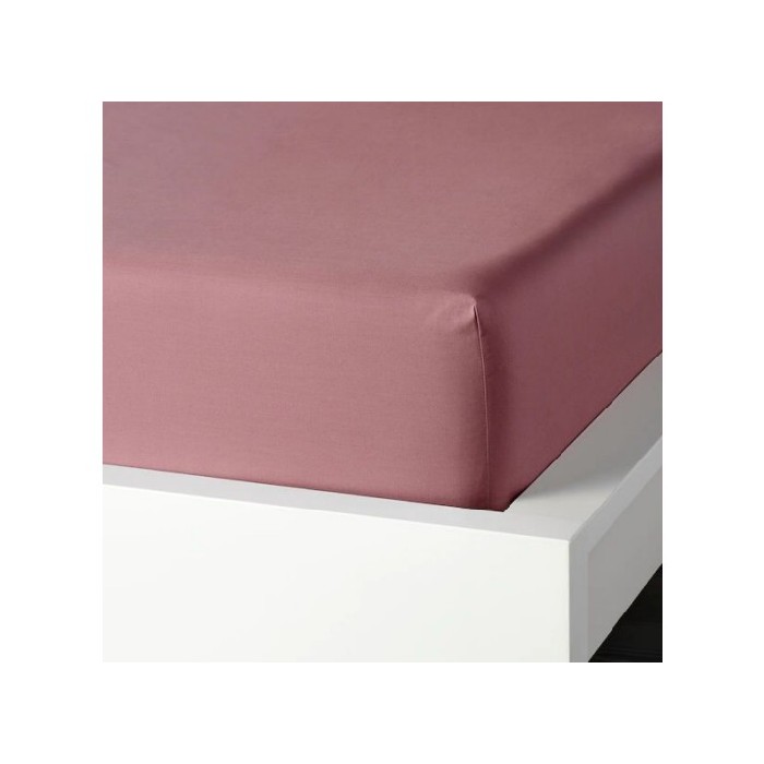 household-goods/bed-linen/ikea-ullvide-fitted-sheet-dark-pink-140x200-cm