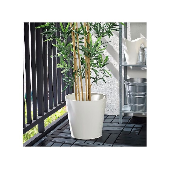 gardening/pots-planters-troughs/ikea-vitlok-cachepot-inoutdoor-ivory-white-32cm
