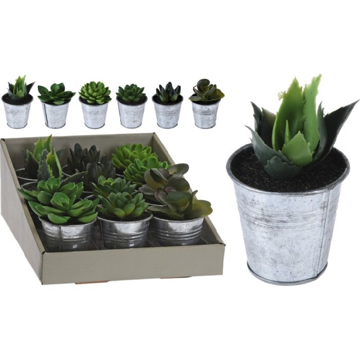 home-decor/artificial-plants-flowers/plant-in-zinc-pot-6-assorted-silver