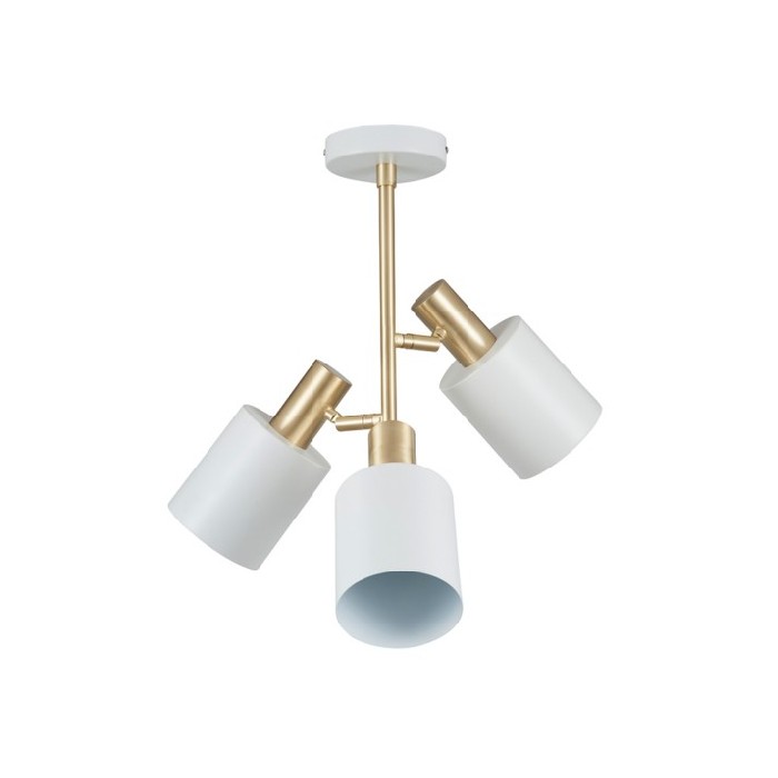 lighting/ceiling-lamps/white-brass-3-light-electrified-pendant