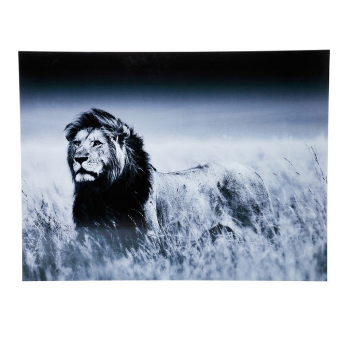 home-decor/wall-decor/promo-kare-picture-glass-lion-king-standing-120cm-x-160cm
