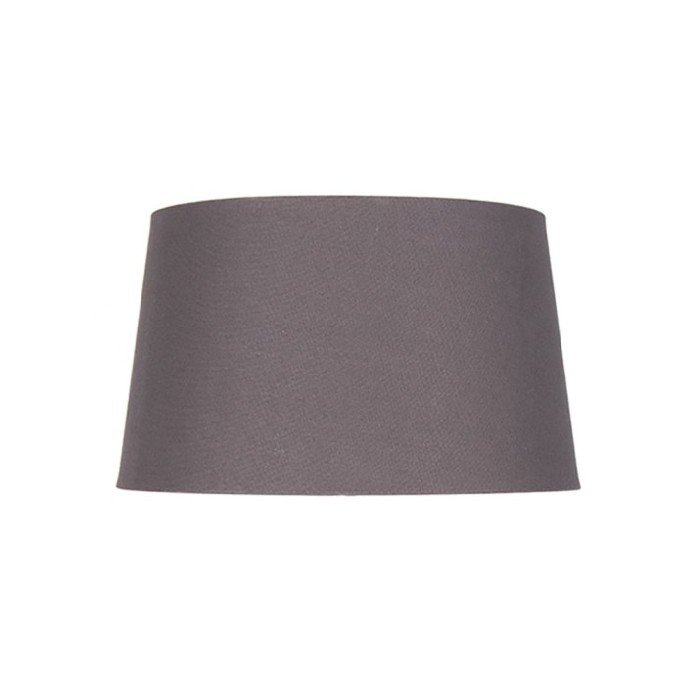 lighting/shades/grey-handloom-tapered-cylinder-shade-40cm