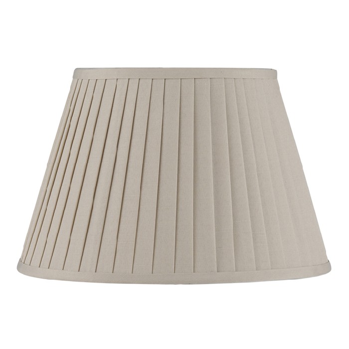 lighting/shades/taupe-poly-cotton-knife-pleat-shade-30cm