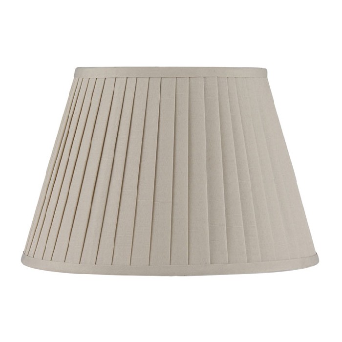 lighting/shades/taupe-polycotton-knife-pleat-shade-40cm