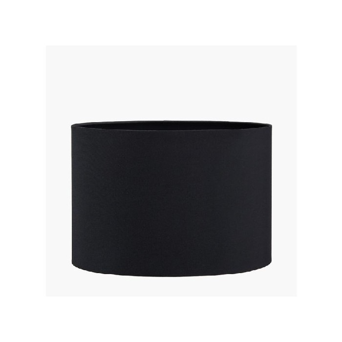 lighting/shades/mia-25cm-black-oval-poly-cotton-shade