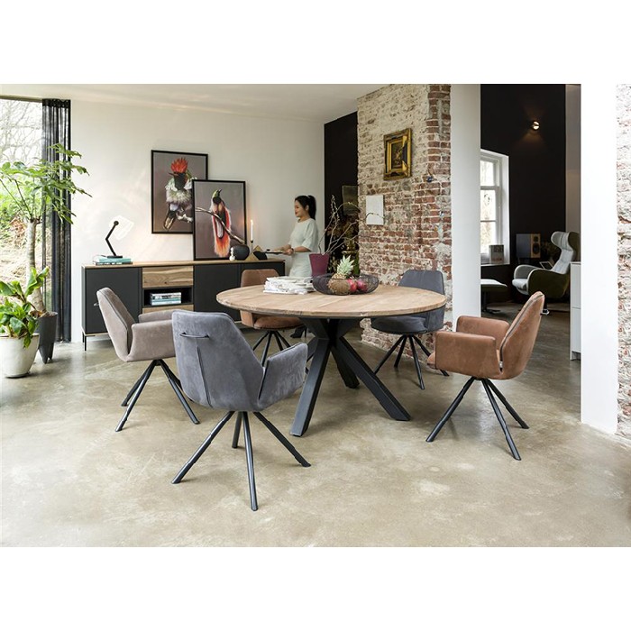 Colombo Table Oval 200X120oak Dining Tables Dining The Atrium