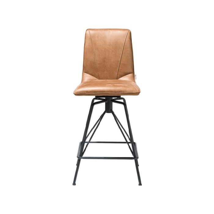 dining/dining-stools/xooon-bar-chair-mac-rocky-cognac-microfiber-with-leather-handle