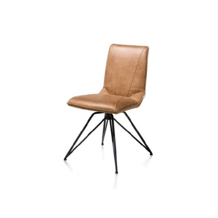 dining/dining-chairs/xooon-chair-mac-rocky-cognac-microfiber-with-leather-handle