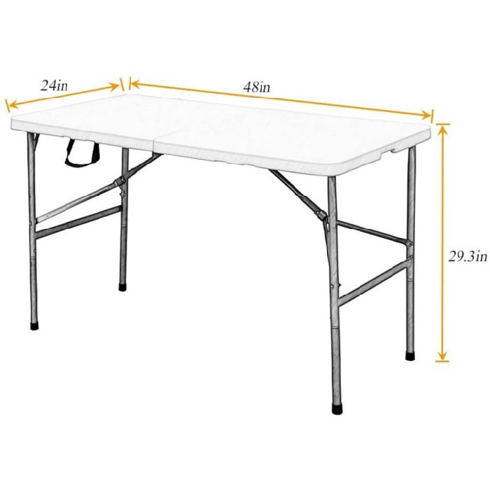 Folding Table White Dining Tables Outdoor The Atrium