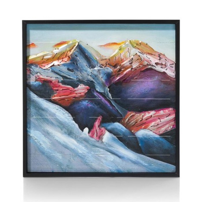 Offer Habitat Painting Metal Mountain Wall Decor Home Decor The Atrium