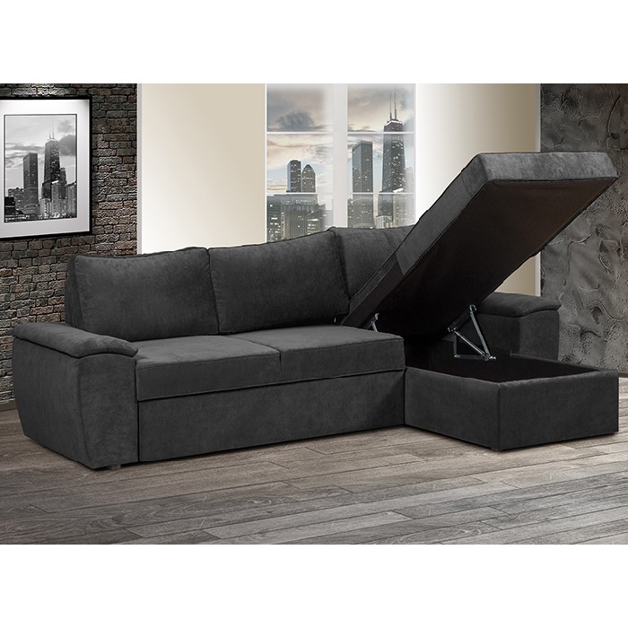 brendalshapedreversiblecornersofabedblack sofabeds sofas