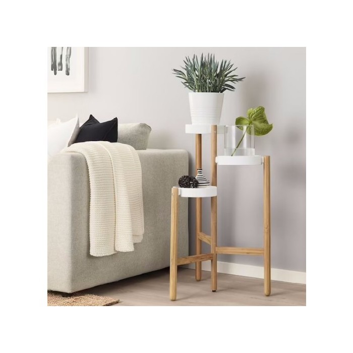 home-decor/indoor-pots-plant-stands/ikea-satsumas-flower-stand-bamboowhite-78cm