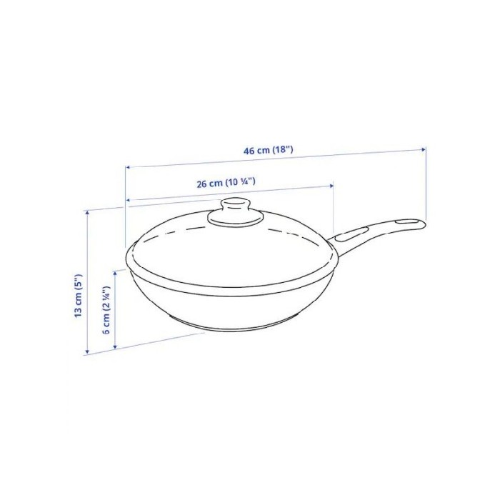 kitchenware/pots-lids-pans/ikea-hemlagad-sauté-pan-with-lid-black-26-cm
