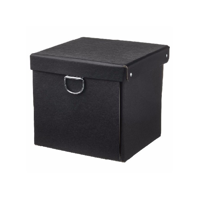 household-goods/storage-baskets-boxes/ikea-nimm-storage-box-with-lid-black-165x165x15cm