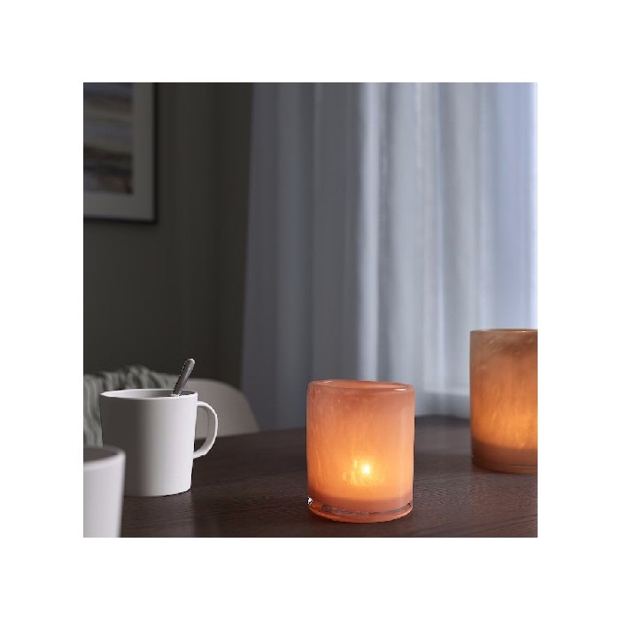 home-decor/candle-holders-lanterns/ikea-vindstilla-tealight-holder-pale-pink-11cm