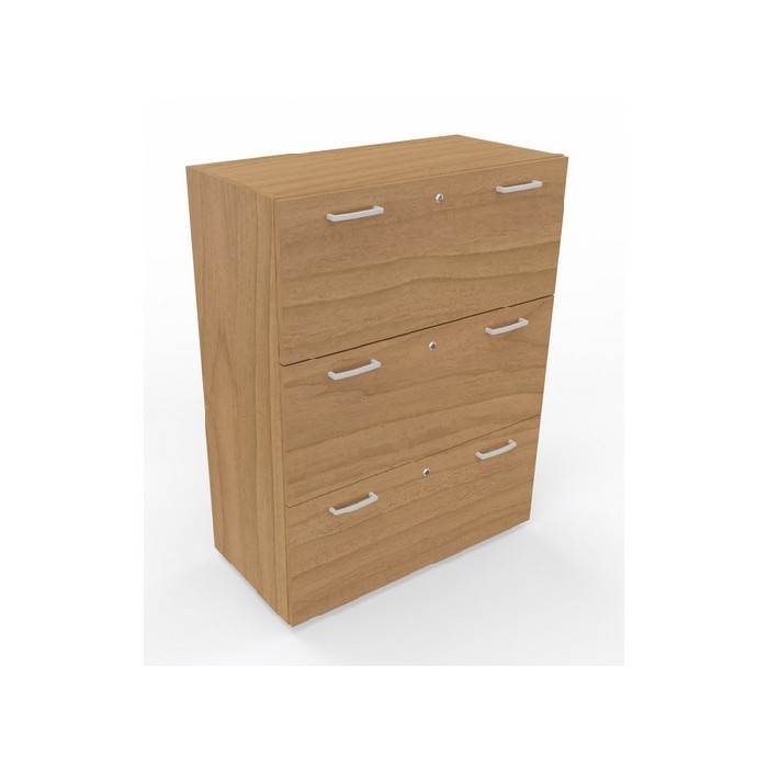 office/bookcases-cabinets/melamine-filing-cabinet-3-drawers-lock-90x45x1179hcm-light-walnut