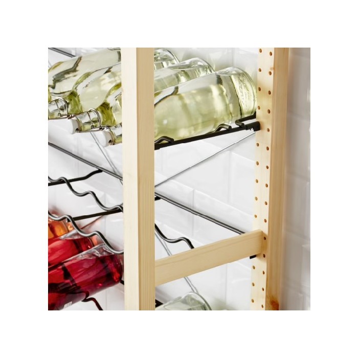 kitchenware/racks-holders-trollies/ikea-ivar-1-element-bottle-rack-pine-gray-89x30x124-cm