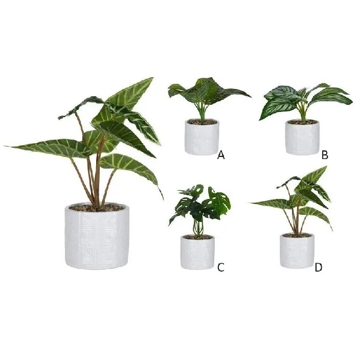 Plant In Pot 4Ass Design Artificial Plants Flowers Home Decor The Atrium