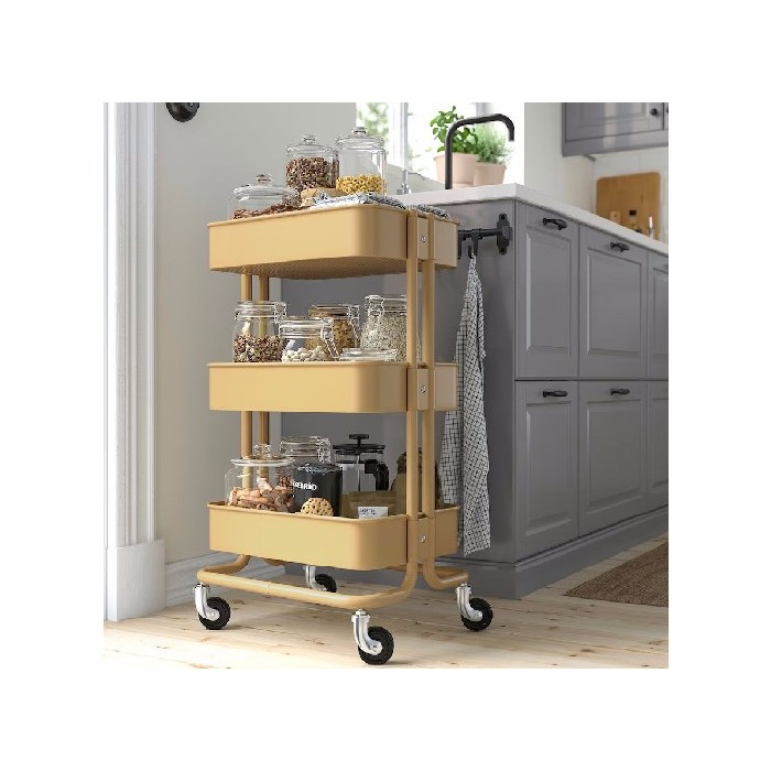 kitchenware/racks-holders-trollies/ikea-raskog-trolley-yellow-35x45x78cm