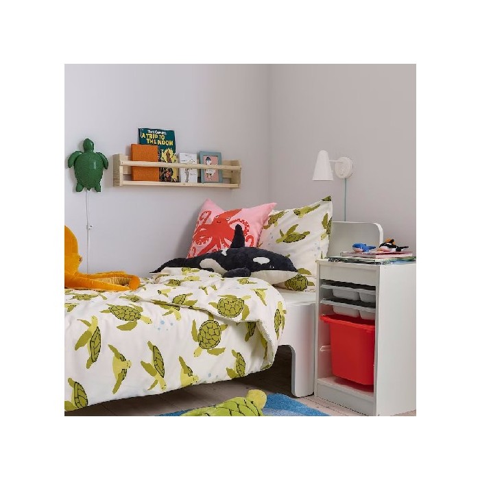other/kids-accessories-deco/ikea-blavingad-bedding-set-2-pieces-turtle-pattern-greenwhite-140x20080x80cm