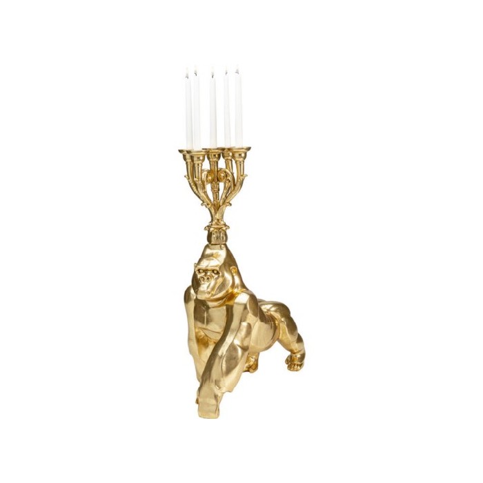 home-decor/candle-holders-lanterns/kare-candle-holder-gorilla-gold-71cm