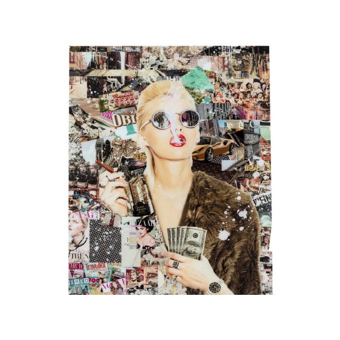 Kare Glass Picture Trendy Shopper 120X150cm Wall Decor Home Decor The Atrium