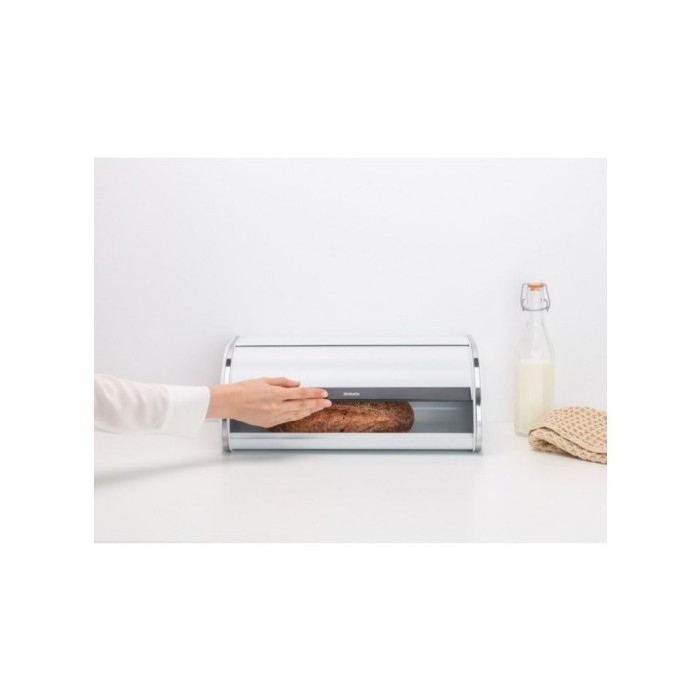 Brabantia Roll Top Bread Bin White Food Storage Kitchenware The Atrium